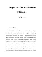 Chapter 032. Oral Manifestations of Disease (Part 2) potx