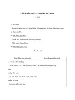 Kỹ thuật lớp 4 - CẮT, KHÂU, THÊU SẢN PHẨM TỰ CHỌN (3 tiết ) ppsx