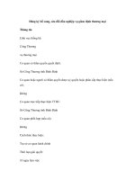 Đăng ký bổ sung, sửa đổi dấu nghiệp vụ giám định thương mại docx