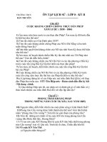 ôn tập lớp 8 - kỳ II