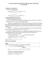 Chuyên đề sử dụng đạo hàm để tìm GTLN, GTNN