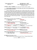 đề kiểm tra phần truyện kh2