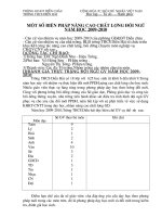 kế hoạch XD đội ngủ năm học 2009-2010