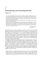 INTRODUCTION TO QUANTITATIVE RESEARCH METHODS CHAPTER 7 potx