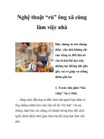 Nghệ thuật “rủ” ông xã cùng làm việc nhà doc