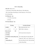 Giáo án Toán lớp 2 - Đường thẳng potx