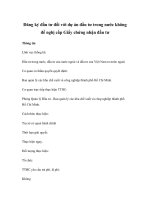 Đăng ký đầu tư đối với dự án đầu tư trong nước không đề nghị cấp Giấy chứng nhận đầu tư doc