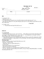 Đề thi Học kỳ II_môn Ngữ Văn 6_a