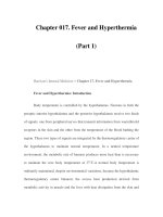 Chapter 017. Fever and Hyperthermia (Part 1) docx