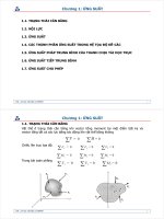 cơ học vật liệu -chương 1 ứng suất
