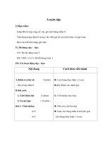 Giáo án Toán lớp 3 - Luyện tập ppt