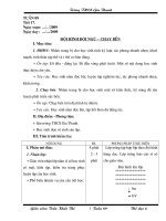 Giáo án TD 6 Tuần 9