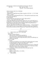 Đề thi kiểm tra học kì II - KHỐI 12