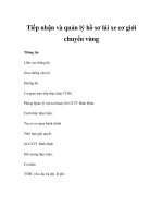 Tiếp nhận và quản lý hồ sơ lái xe cơ giới chuyển vùng ppt