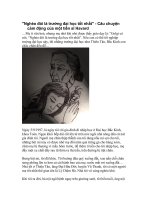 Câu chuyện cảm động