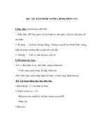 Giáo án Thủ công lớp 1 - XÉ, DÁN HÌNH VUÔNG, HÌNH TRÒN (T2) potx