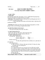 Pháp luật: BẢO VỆ TÀI NGUYÊN THIÊN NHIÊN