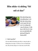 Hôn nhân và những “lời nói có dao” ppsx