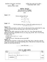 Kiểm tra kì II- có ĐA