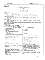 Giáo án Tuần 33 mới tinh