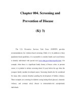 Chapter 004. Screening and Prevention of Disease (Kỳ 3) pot