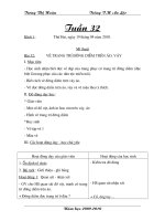 Giáo án MT Tuần 32 CKTKN CT2buoi/ngày