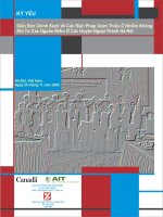 Các Biện Pháp Giảm Thiểu Ô Nhiễm Không Khí Từ Các Nguồn Điểm Ở Các Huyện Ngoại Thành ppt
