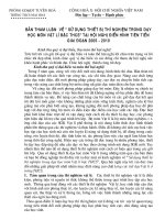 Tham luận báo cáo điển hình tiên tiến 5 năm 2005 - 2010