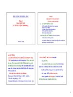 Chương I: Khái niệm về trao đổi chất và năng lượng sinh học ppsx