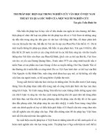 THI PHÁP HỌC HIỆN ĐẠI TRONG NGHIÊN CỨU VĂN HỌC Ở VIỆT NAM THẾ KỶ XX QUA GÓC NHÌN CỦA MỘT NGƯỜI NGHIÊN CỨU potx