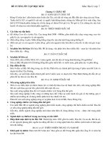 Đề cương Địa lí Học kì 2 (chuẩn KT-KN)