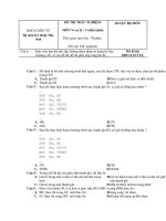 Trắc nghiệm vi xử lí- vi đều khiển- Đề 1 ppt