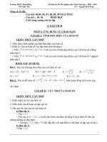 giao an on thi tot nghiep TOAN 12 HR