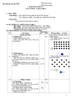 Giáo án Thể dục 12- HK 2 (09-10), chi tiết