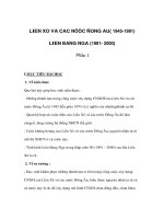 LIÊN XÔ VÀ CÁC NƯỚC ĐÔNG ÂU ( 1945-1991) - LIÊN BANG NGA (1991- 2000) - Phần 1 pps