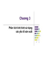 bài giảng phân tích hoạt động kinh doanh - chương 3 phân tích chi phí sản xuất và giá thành sản phẩm