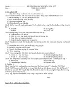 đè thi lịch sử 7 học kì II