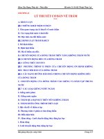 CHƯƠNG 8: LÝ THUYẾT CƠ BẢN VỀ THẤM potx