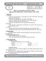 BÀI 3, 4: BÀN PHÍM MÁY TÍNH, CHUỘT MÁY TÍNH