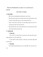 Bài giảng lý 12 - PHƯƠNG TRÌNH ĐỘNG LỰC HỌC CỦA VẬT RẮN QUAY QUANH MỘT TRỤC CỐ ĐỊNH ppt