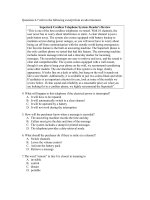 TOEIC Reading advertisement pot