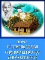 Bải giảng Tư tưởng Hồ Chí Minh - Tư tưởng Hồ Chí Minh về đại đoàn kết dân tộc, và đoàn kết quốc tế doc
