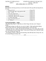 ĐỀ+ĐA KTĐK CKII - L4 (ĐỦ CÁC MÔN)