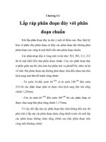 thiết kế quy trình công nghệ lắp ráp các phân đoạn trên đà trượt nghiêng, chương 13 ppsx