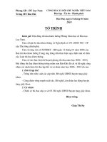 To trinh de nghi khen thuong