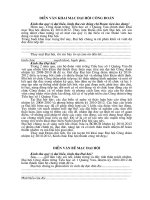 Dien van khai mac, be mac dai hoi CD