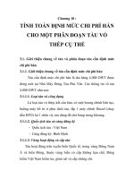 Tính toán định mức chi phí hàn cho một phân đoạn tàu vỏ thép, chương 10 docx