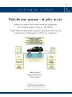 TECHNICAL REPORT - Vehicle test system - A pilot study doc