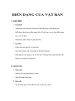 Vật lý 10 nâng cao - BIẾN DẠNG CỦA VẬT RẮN ppsx
