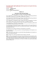 Quy định Chuẩn nghề nghiệp giáo viên trung học cơ sở